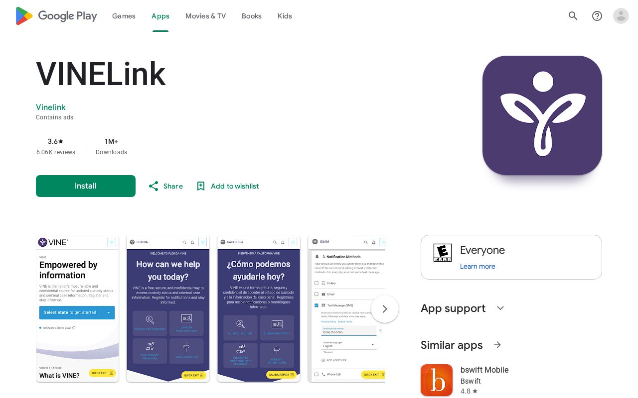 Terrell County VINELink inmate search mobile app
